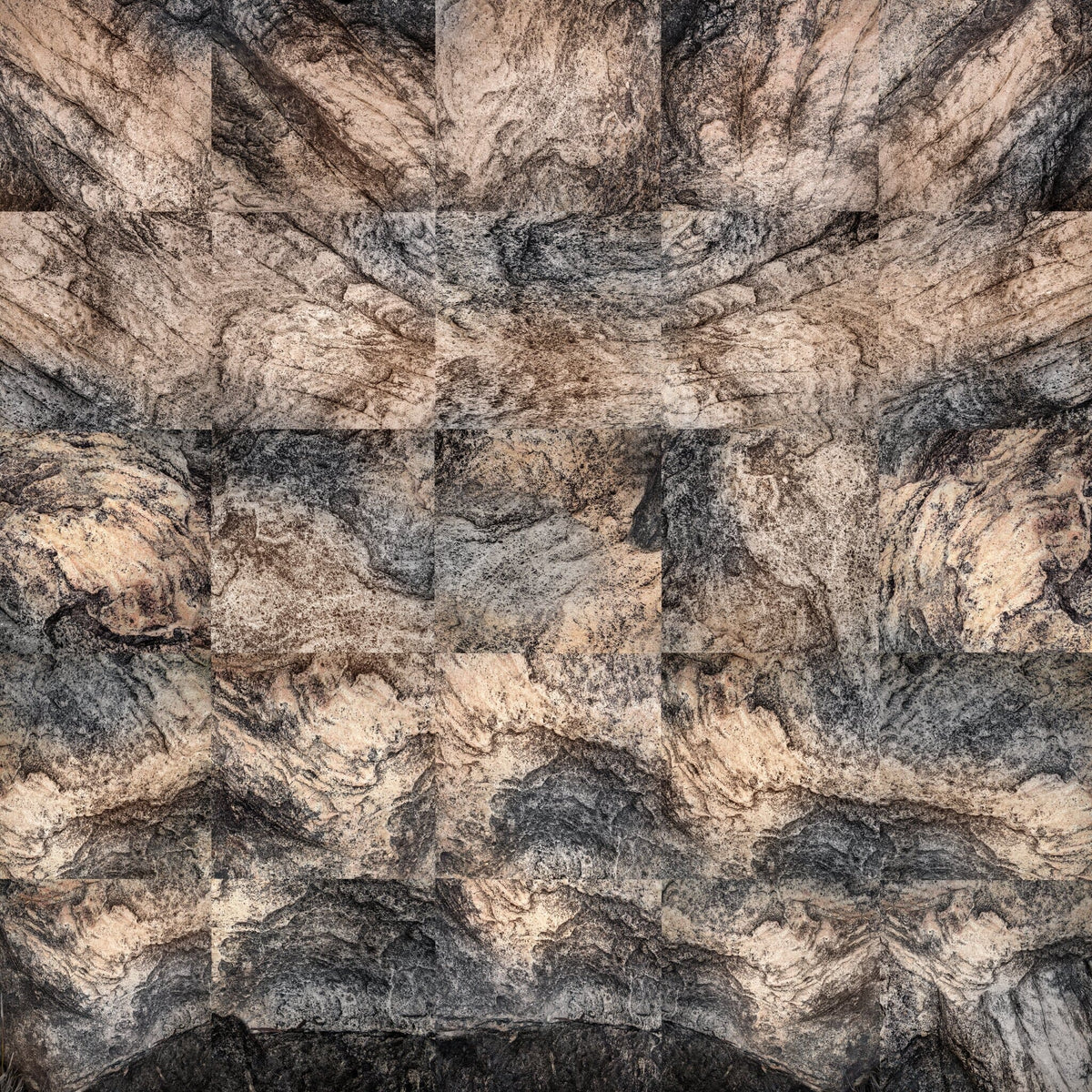 Earth Wind and Fire No.3 by Martin Osner, a photomontage made in segments