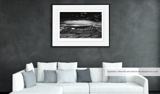 Moonrise Over Table Mountain