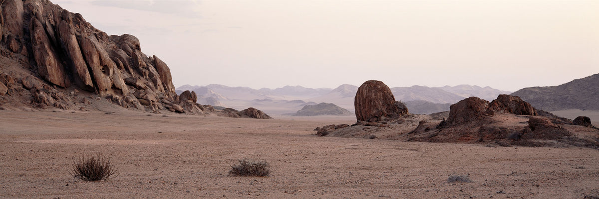 Arid Wilderness No.2 by Koos van der Lende, a Namibian desert panoramic