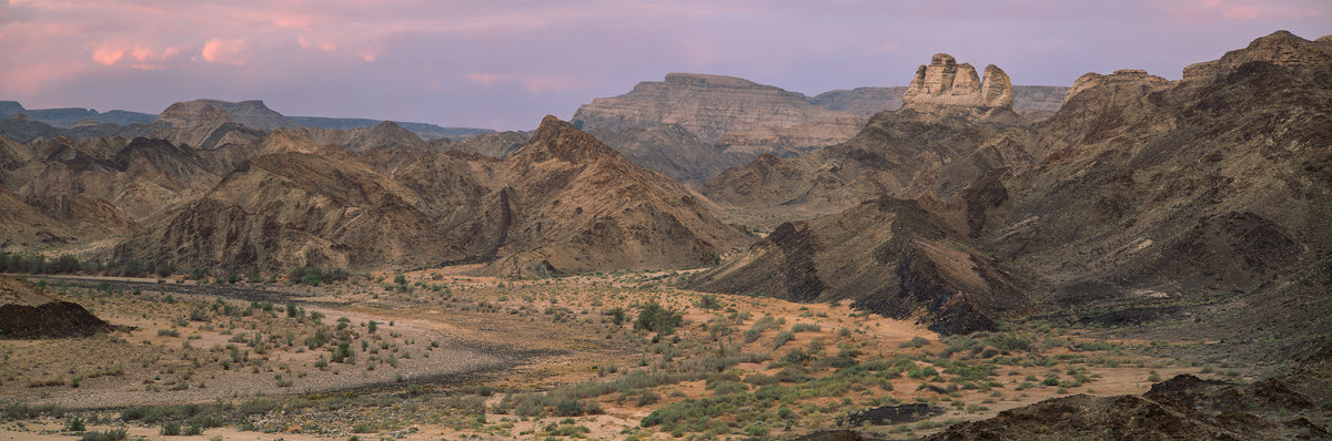 Finger Rock by Koos van der Lende, the Fish River Canyon in soft light after sunset
