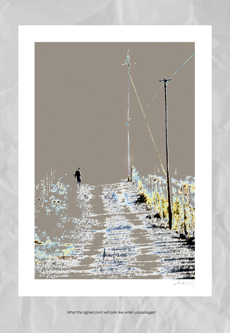 Man in the vineyard