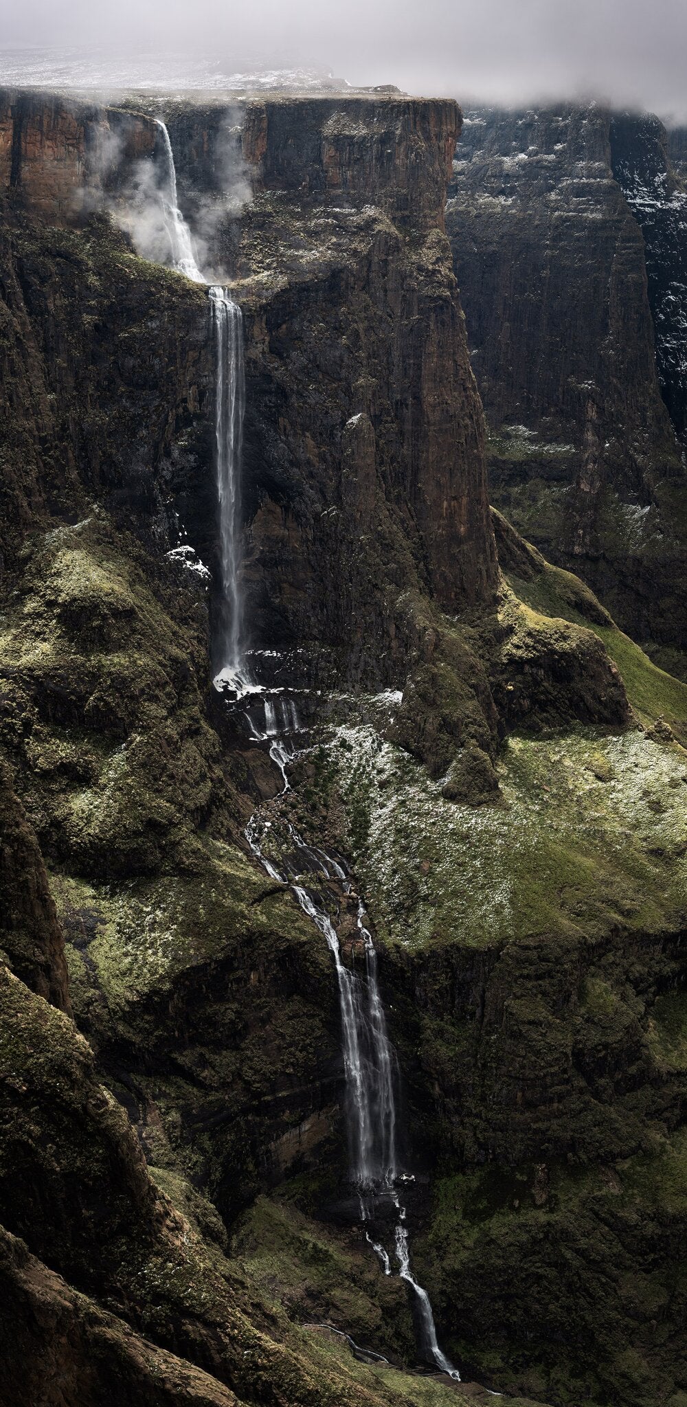 Tugela Falls by Hougaard Malan, the Tugela Falls in the Drakensberg