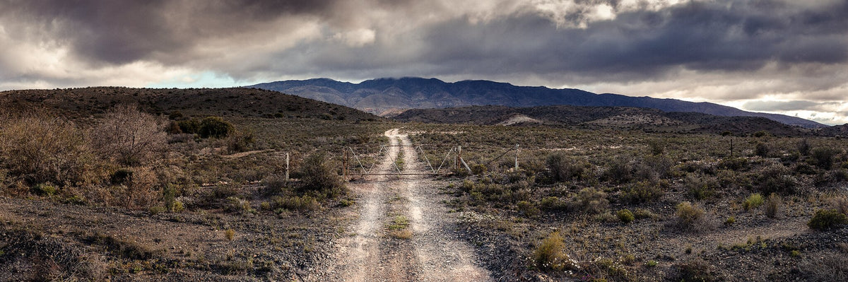 Karoo Road by Martin Osner, a gravel road through the Karoo