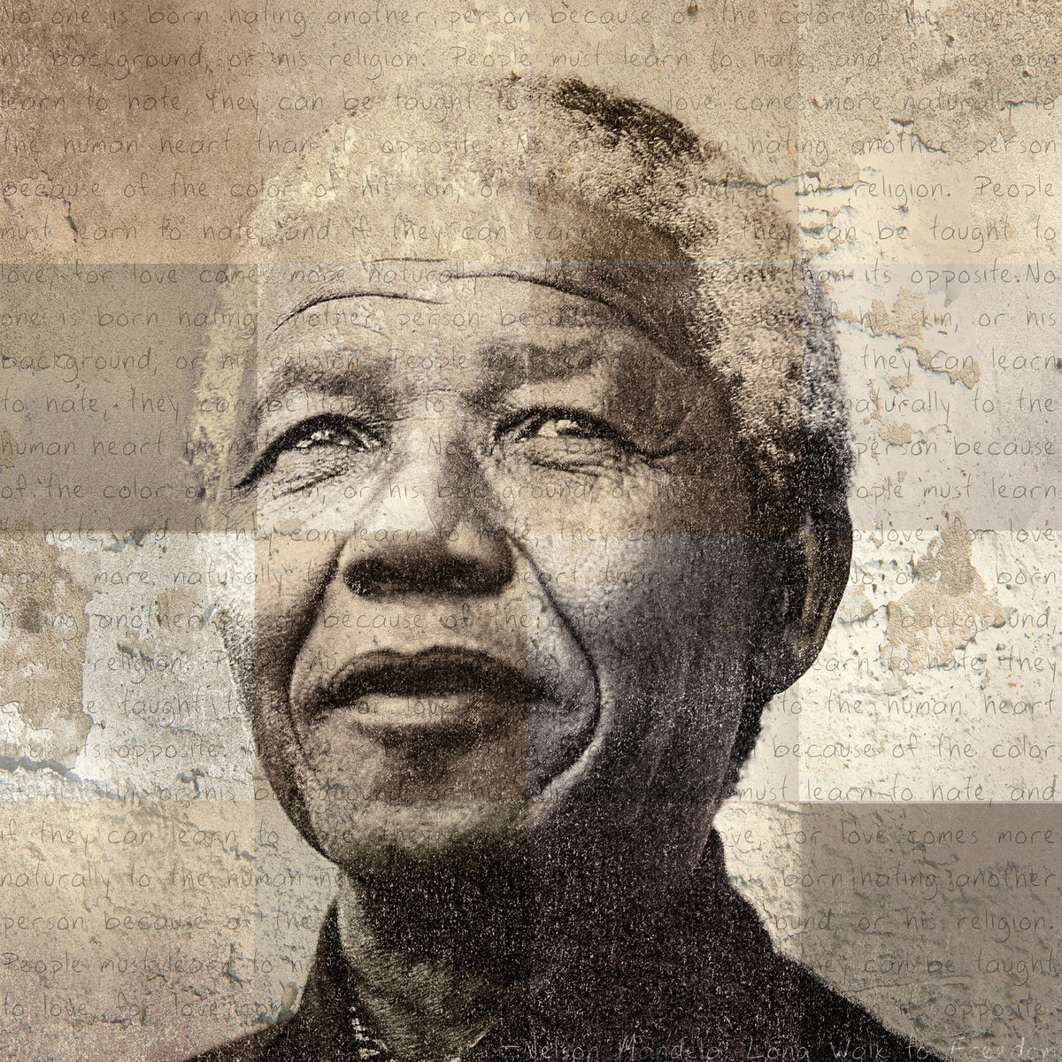 Truth of the Human Heart  | Nelson Mandela Portrait