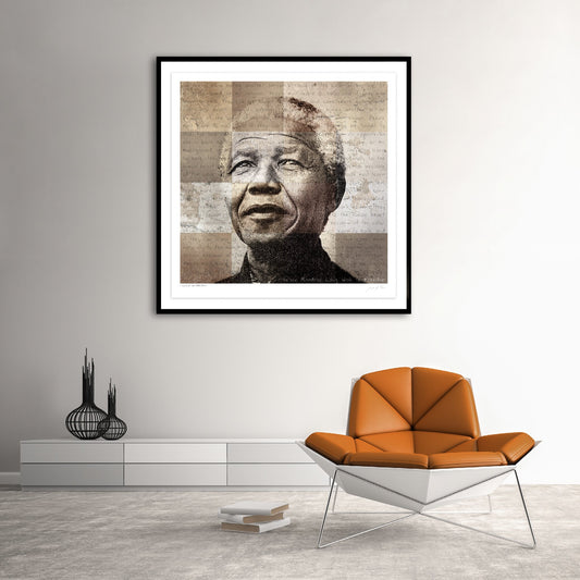 Truth of the Human Heart  | Nelson Mandela Portrait