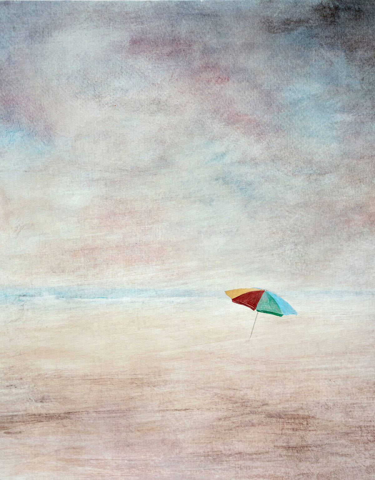 Précis | Summer Tide by Samantha Lee Osner, a hand painted edition on canvas
