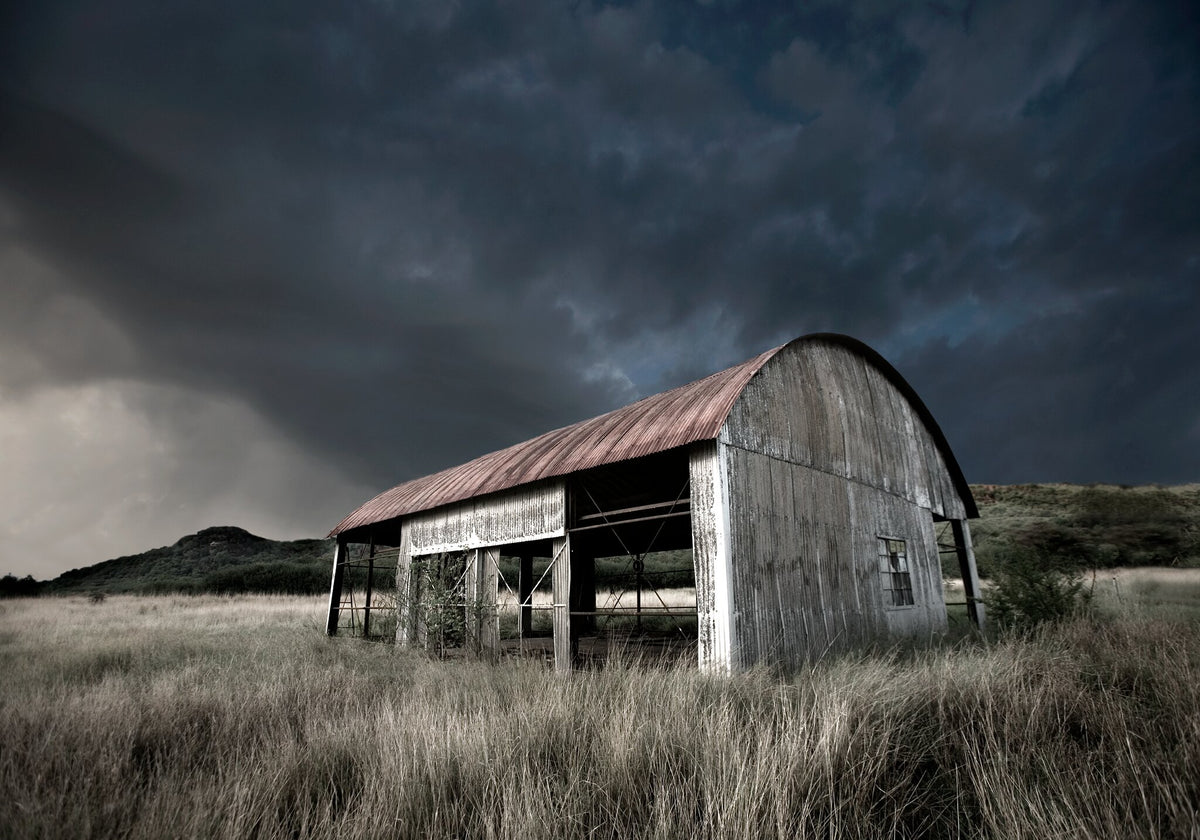 Abandoned No.12 abandoned shed landscape print by Martin Osner